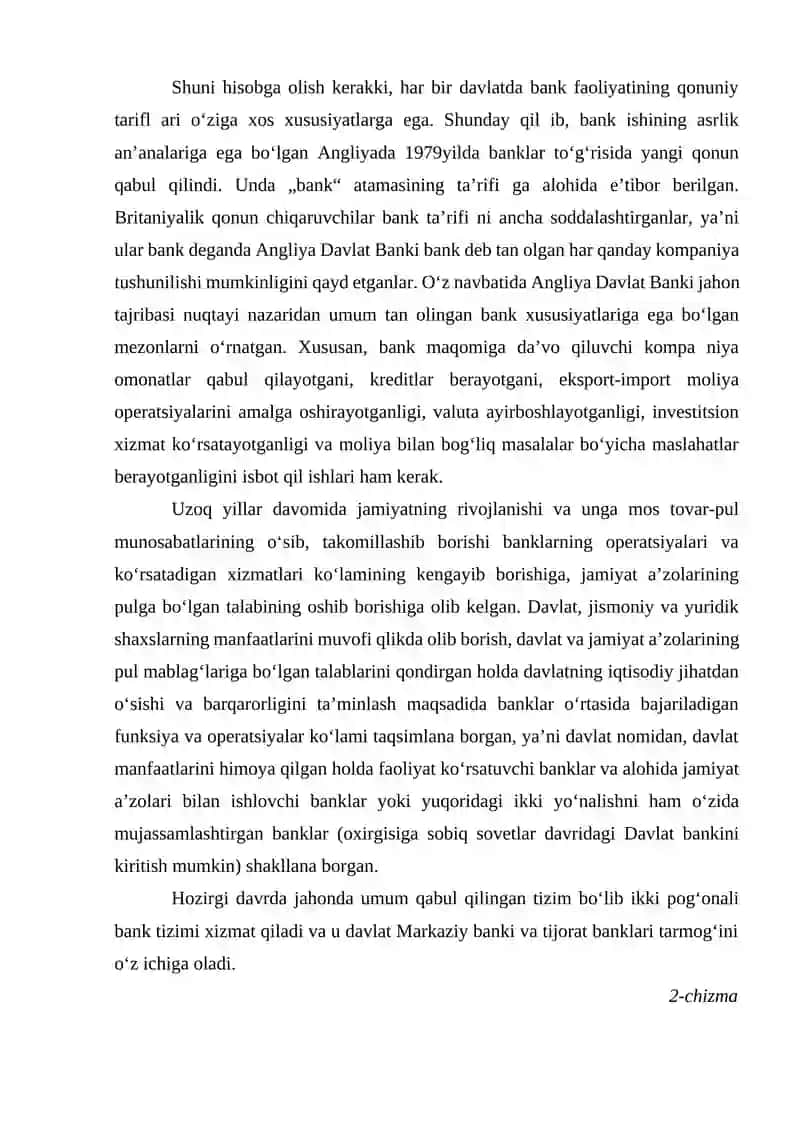 Banklar faoliyati 4