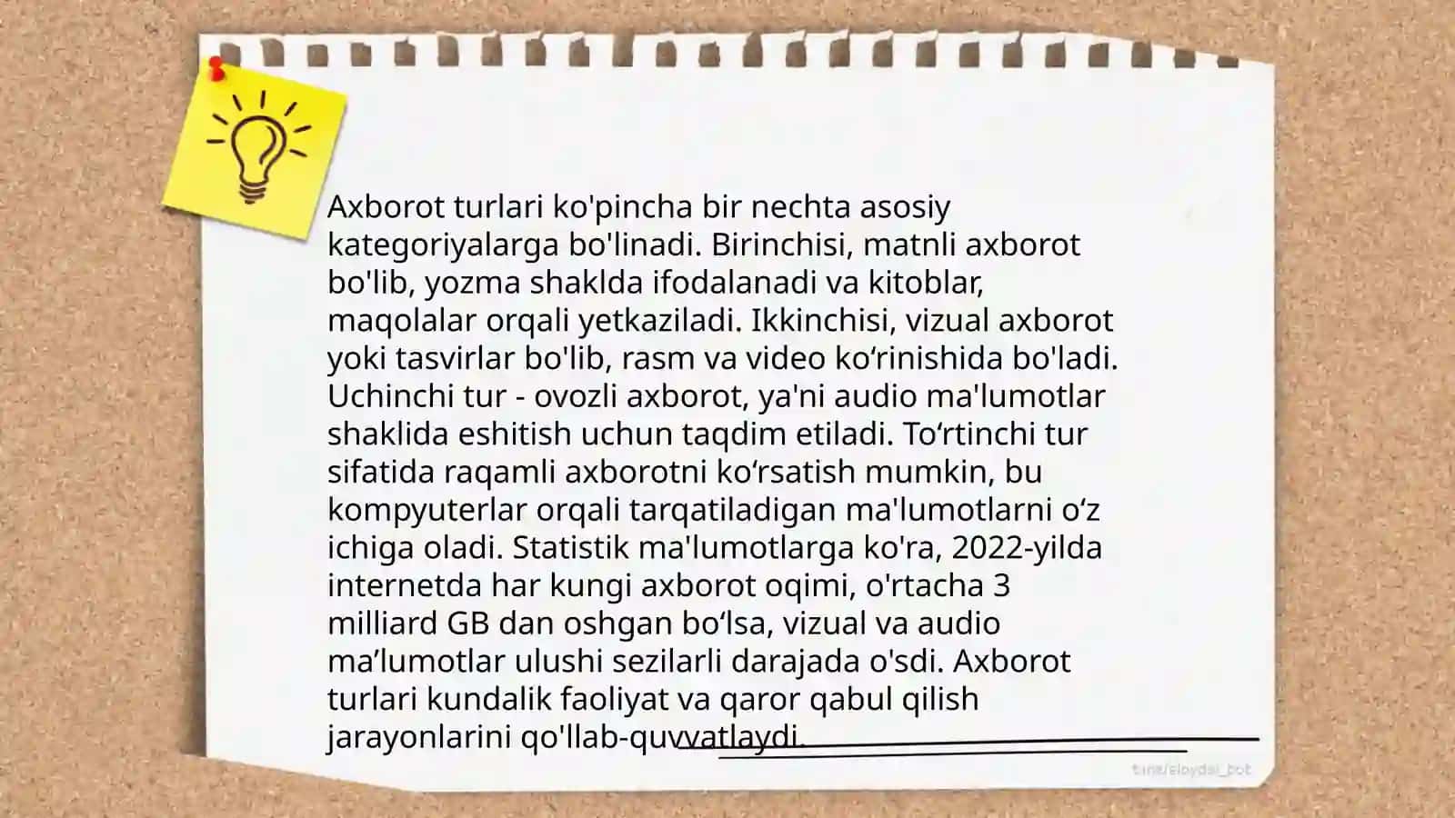 Axborot va uning xususiyatlari 4