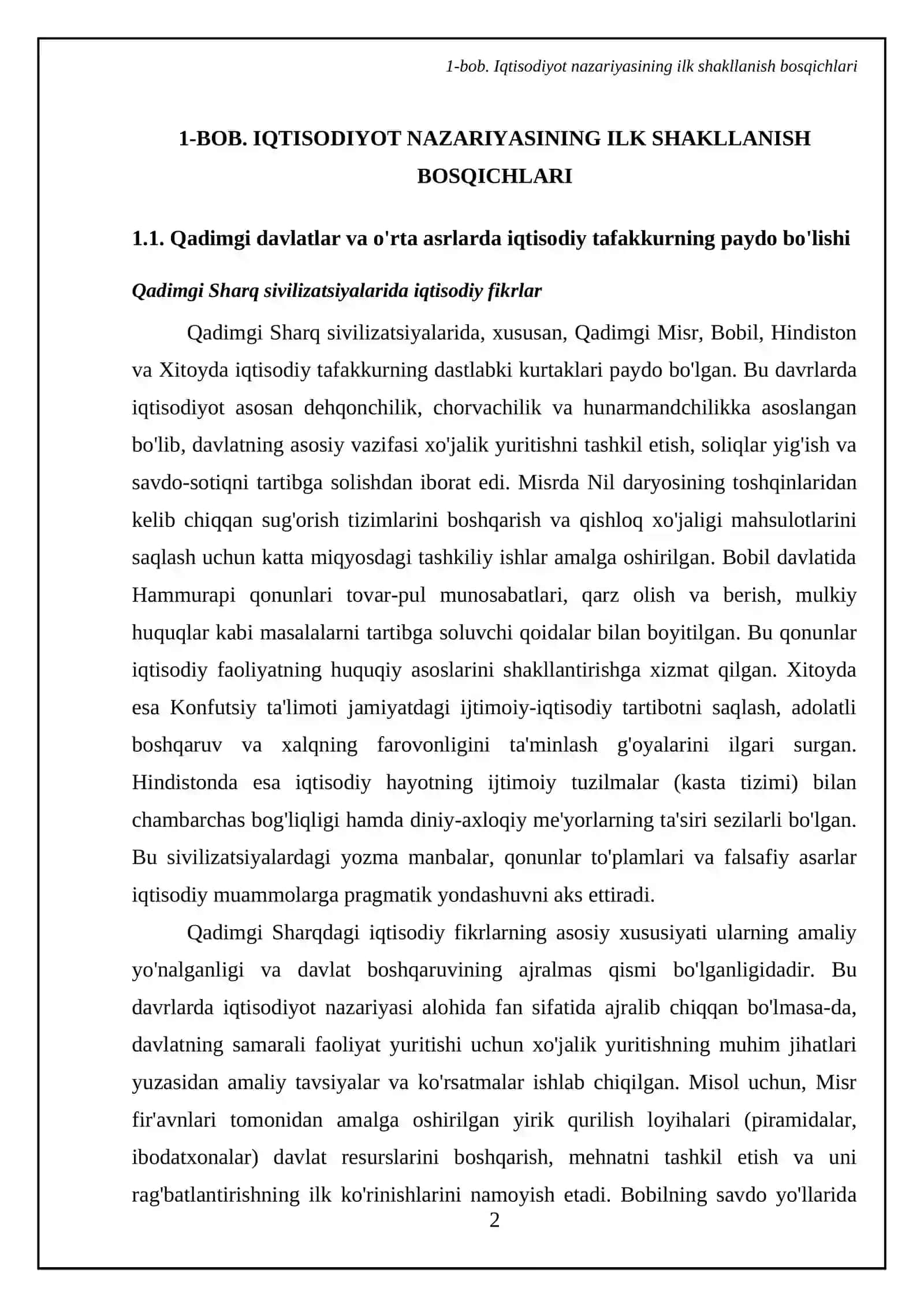 Igtisodiyot nazariyasining fan sifatida shakllanishidagi asosiy ogimlar 4