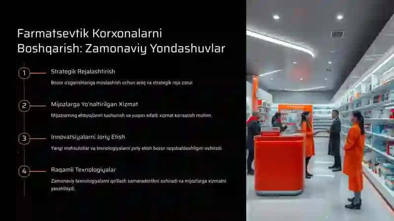Farmatsevtika Bozori: Umumiy Nuqtai Nazar 4