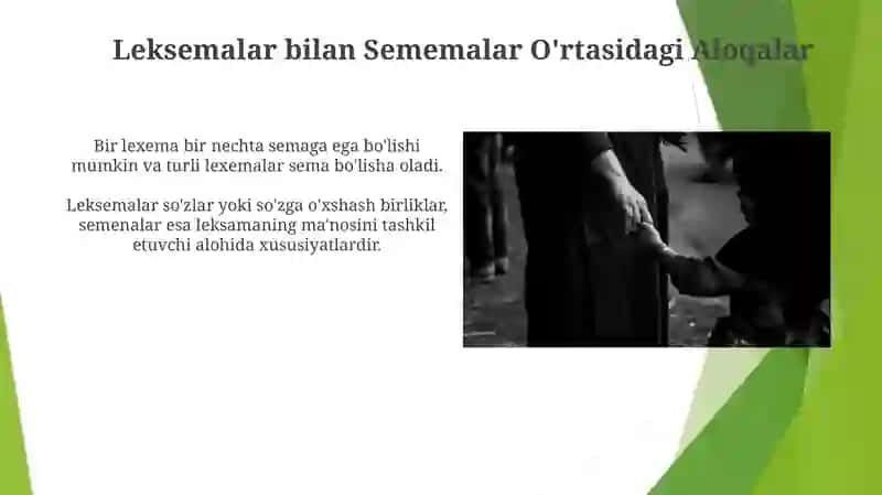 Leksema va Semema 4