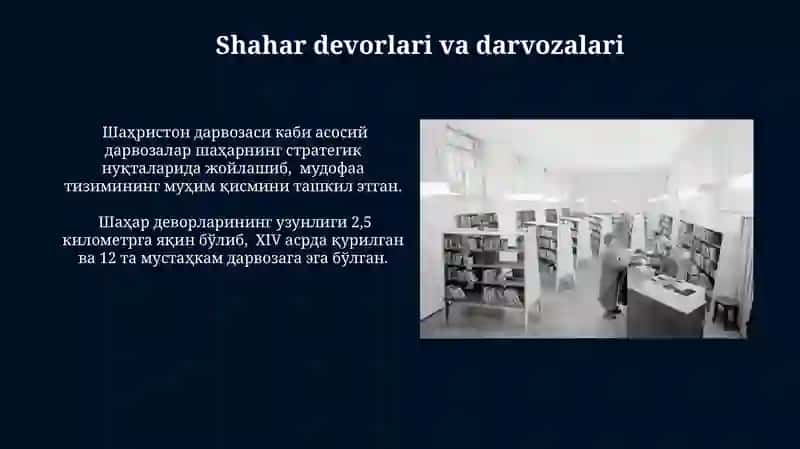 Shaharning tarixiy va meʼmoriy majmuasi 4