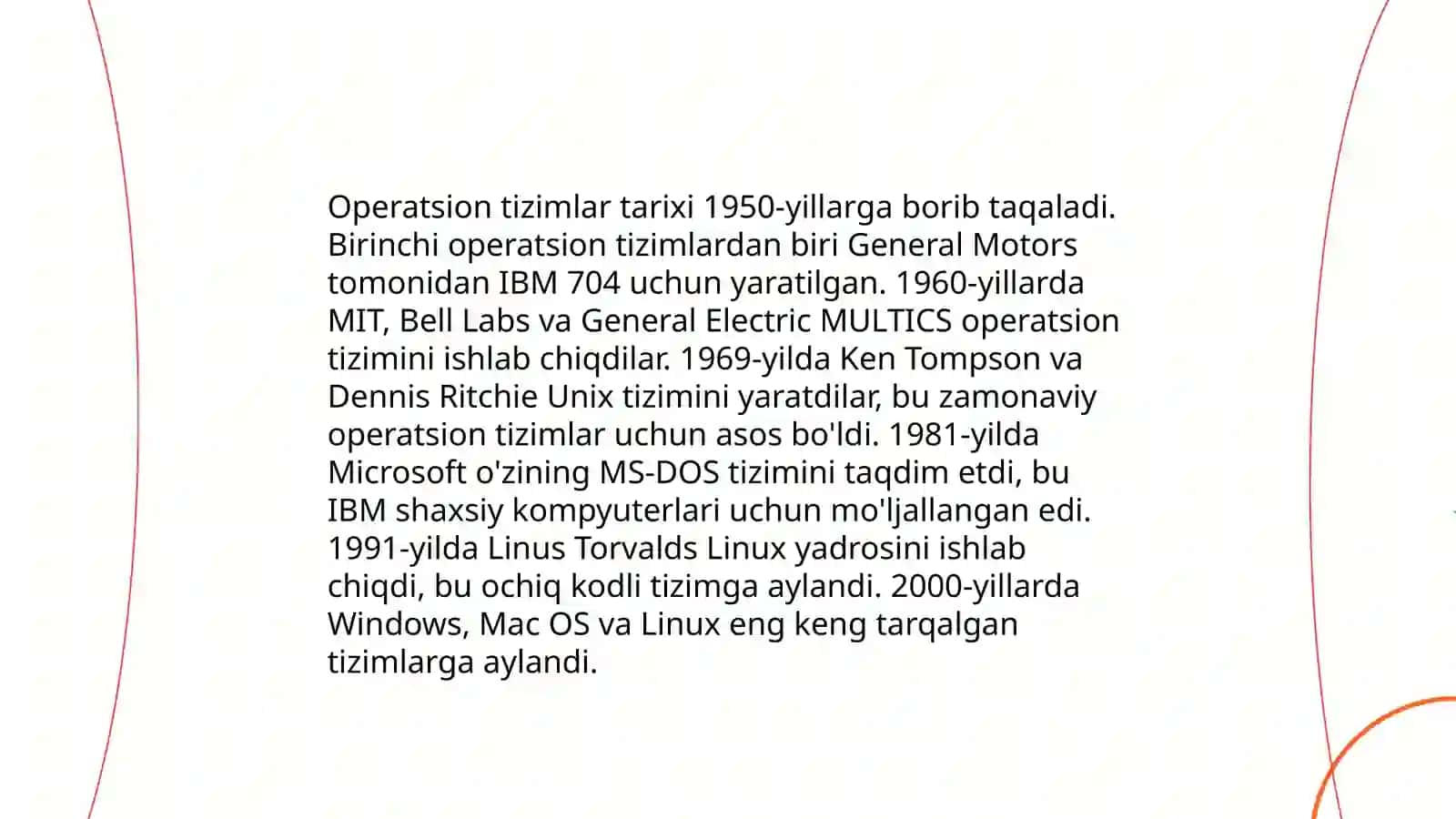 Operatsion tizimlar tushunchasi 4
