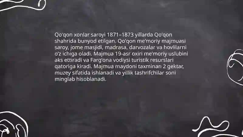 Fargʻona mintaqasi turistik resurslari 4