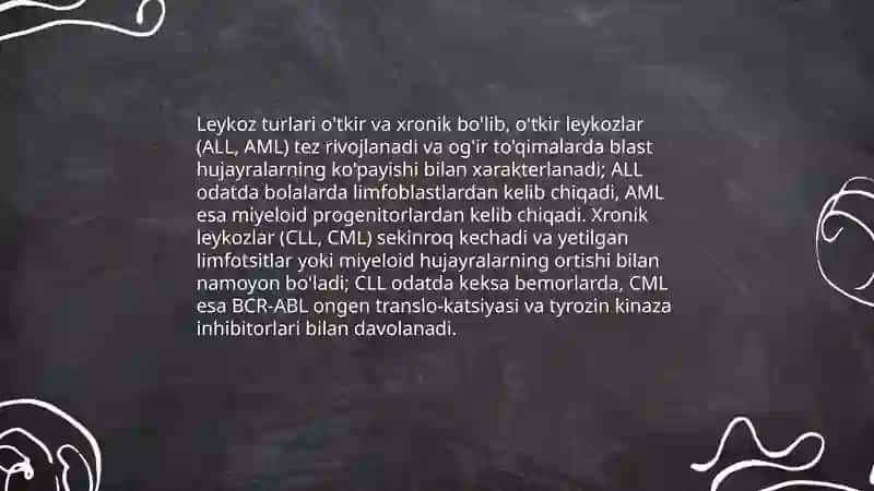 Leykozlar haqida tushuncha 4