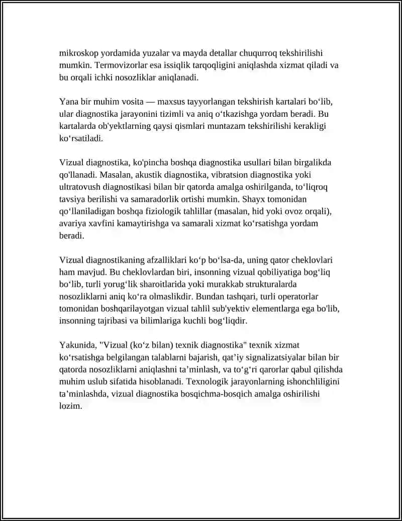 TEXNIK DIAGNOSTIKASI TURLARI 4