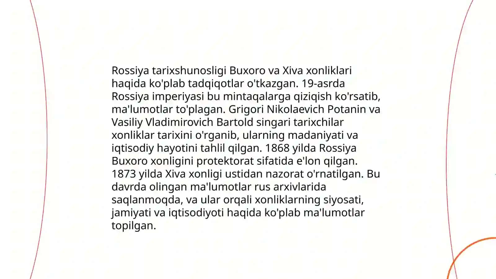 Buxoro va Xiva xonligi tarixining xorij tarixshunosligida yoritilishi 4