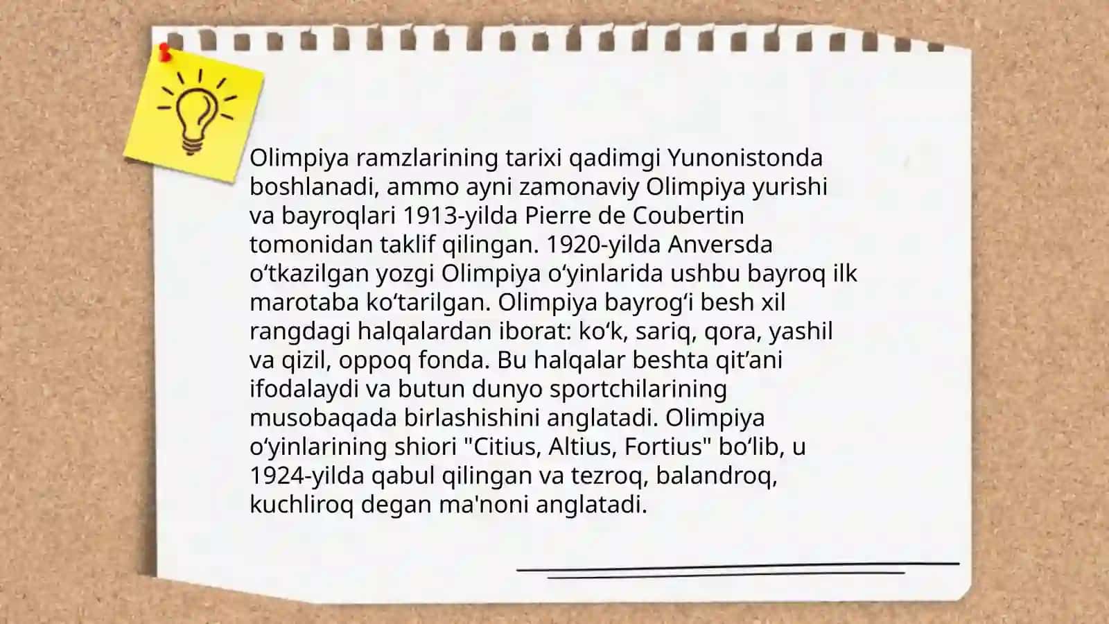 Olimpiya ramzlari: tarixi, mazmun-mohiyati, foydalanish tartibi 4