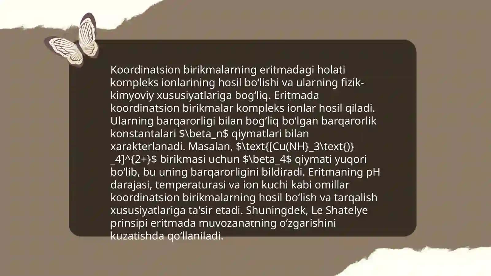 Koordinatsion birikmalar 4