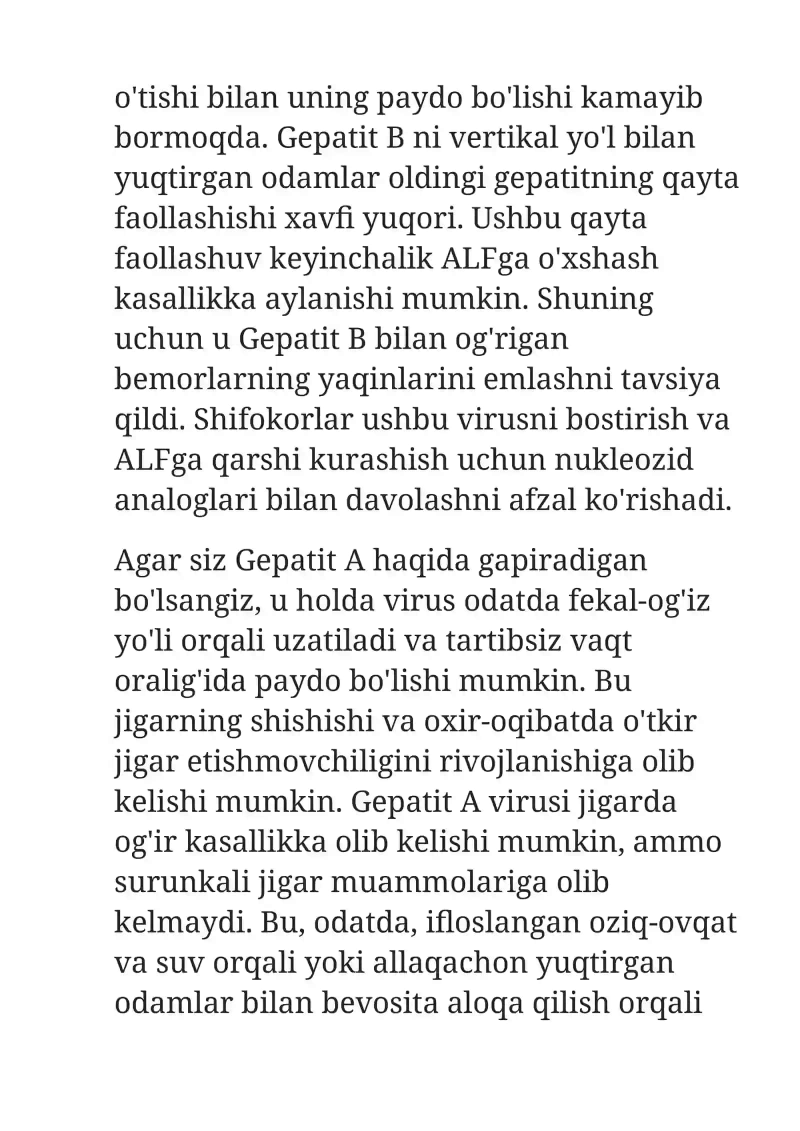 O'tkir jigar yetishmovchiligi 4