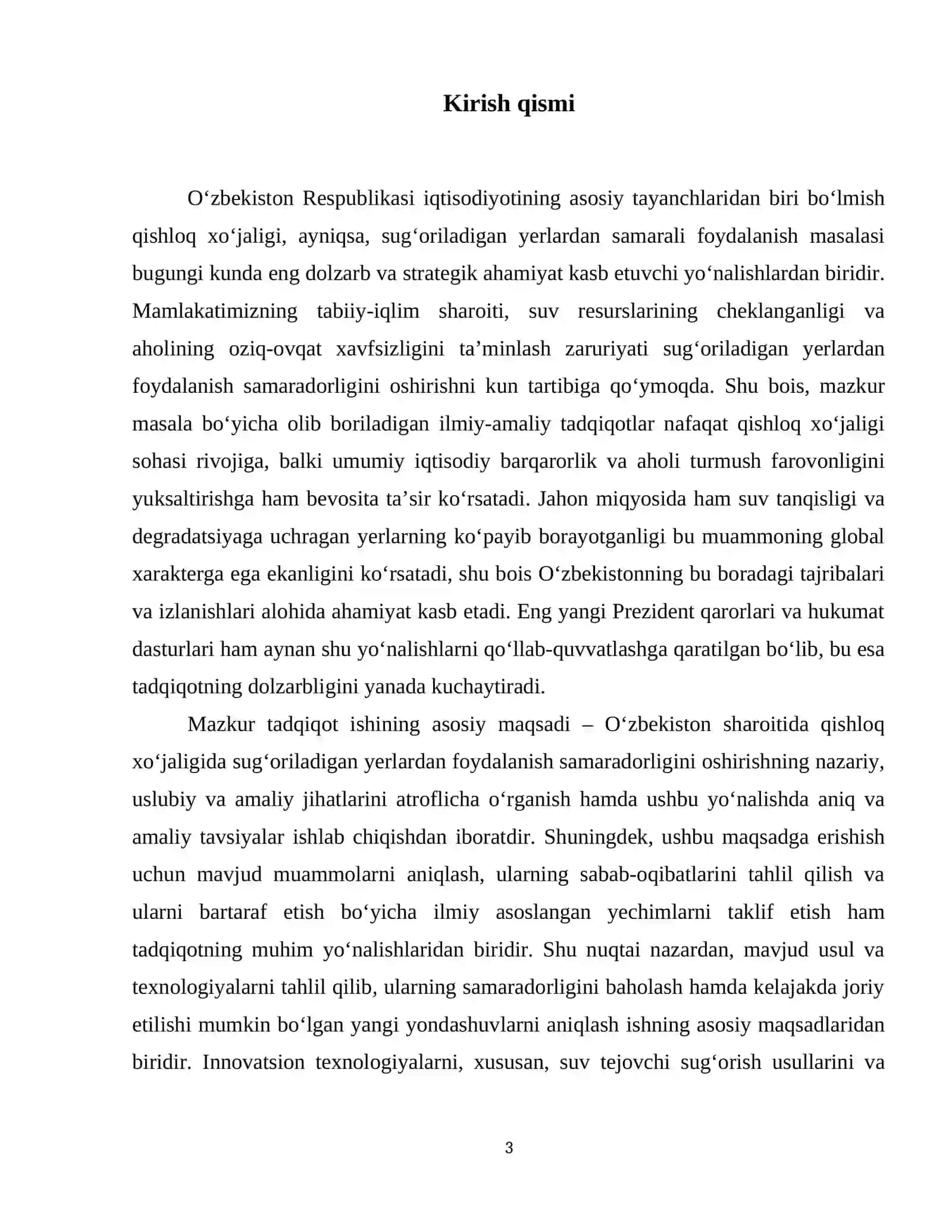Qishloq xо‘jaligida sug‘oriladigan yerlardan samarali foydalanish yо‘llari 4