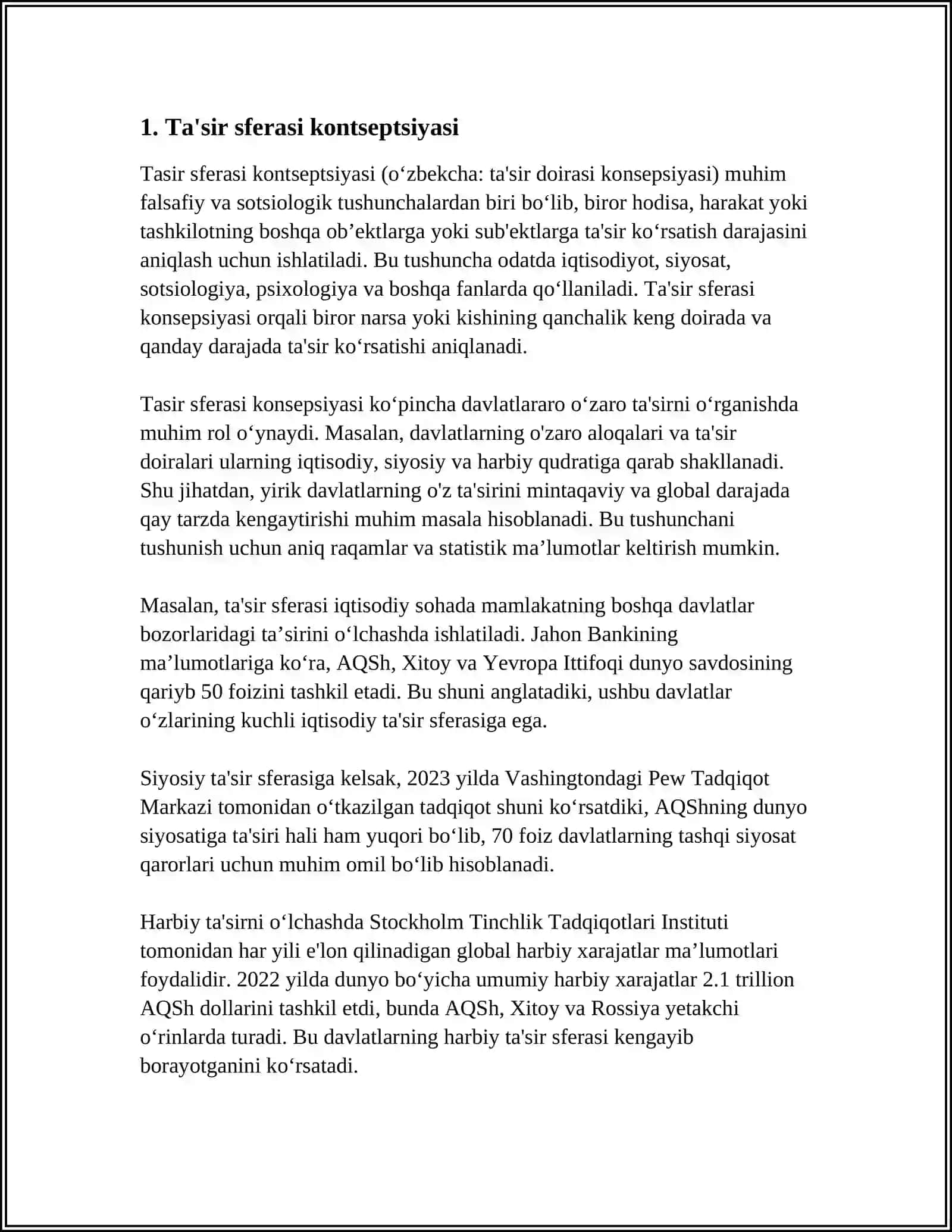 TA’SIR SFERASI VA TRAYEKTORIYALARINI TAXMINIY HISOBLASH METODLARI 4