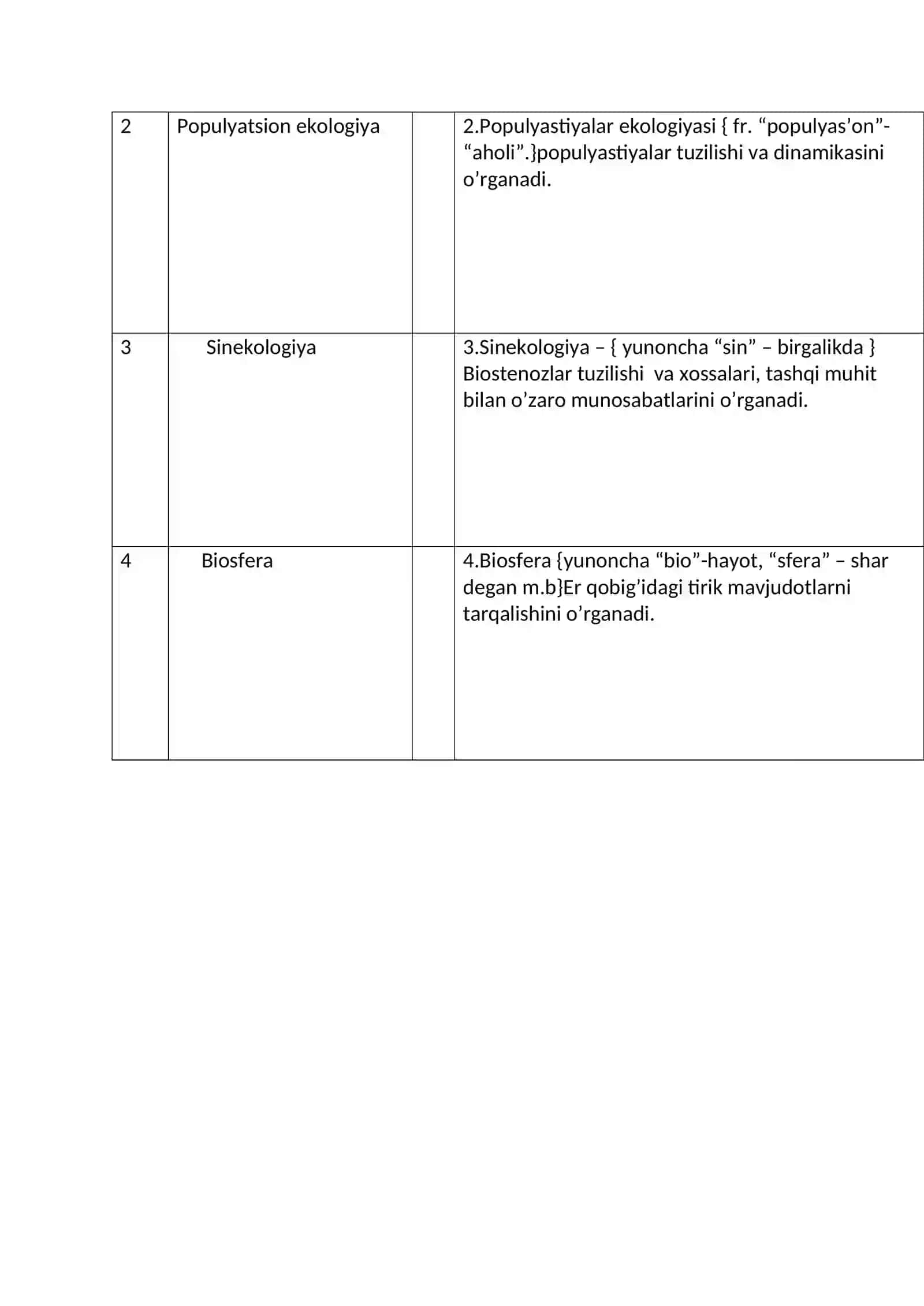 Atrof-muhit va ekologiyani muhofaza qilish asoslari va metodologiyasi 4
