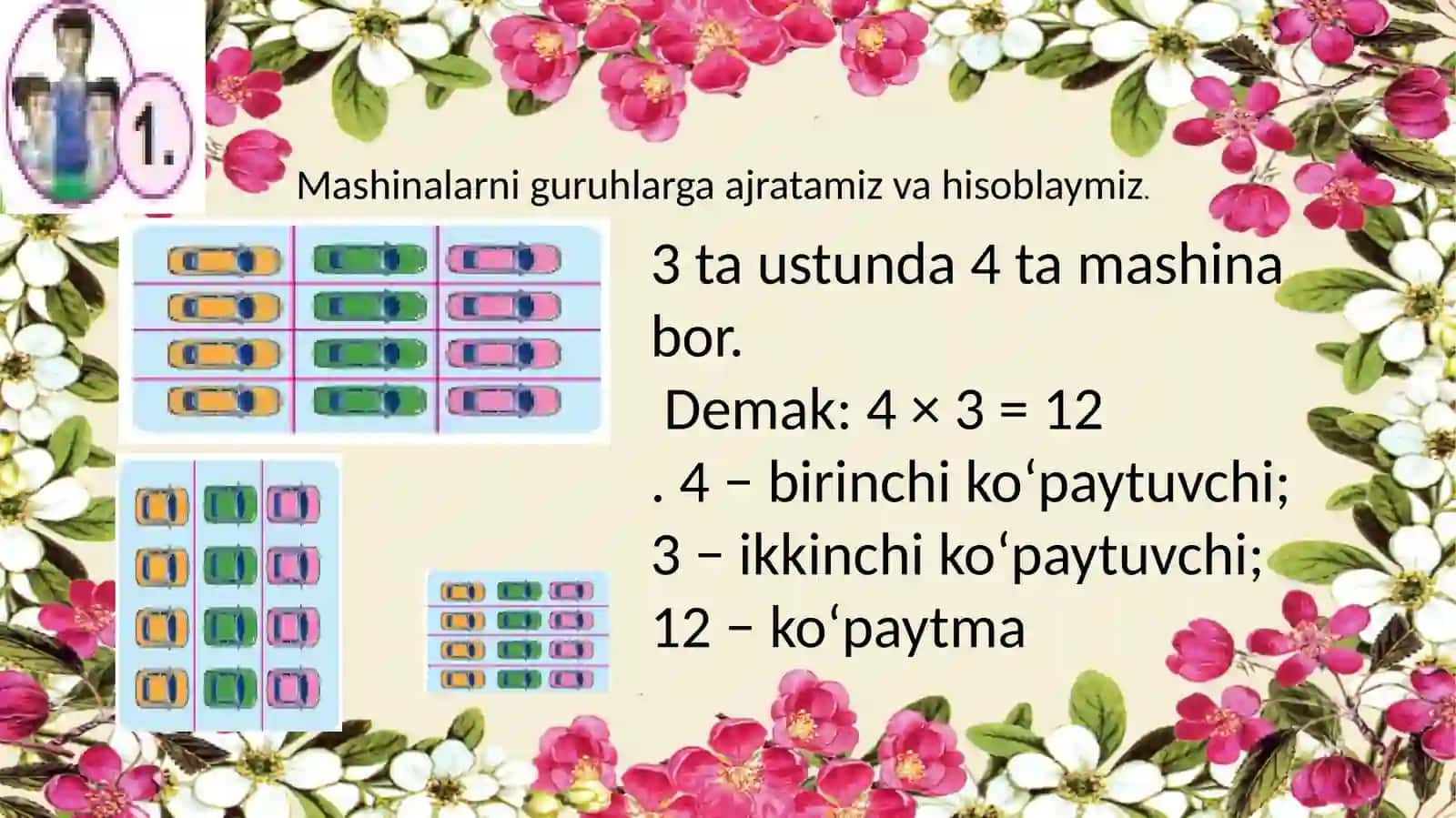 Fan:Matematika - Mavzu:Tarkibiyqismlarorasidagibog‘lanishlar 4