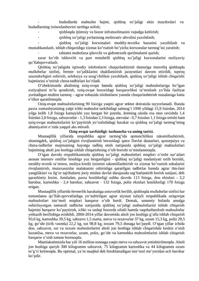 Oziq-ovqat xavfsizligi 4