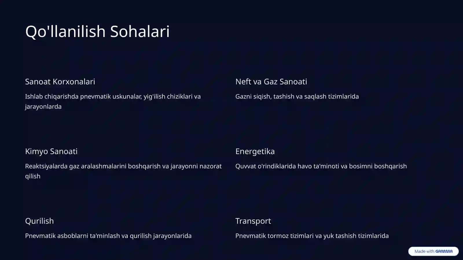 Kompressor Qurilmalarini Avtomatik Boshqarish Vositalari 4