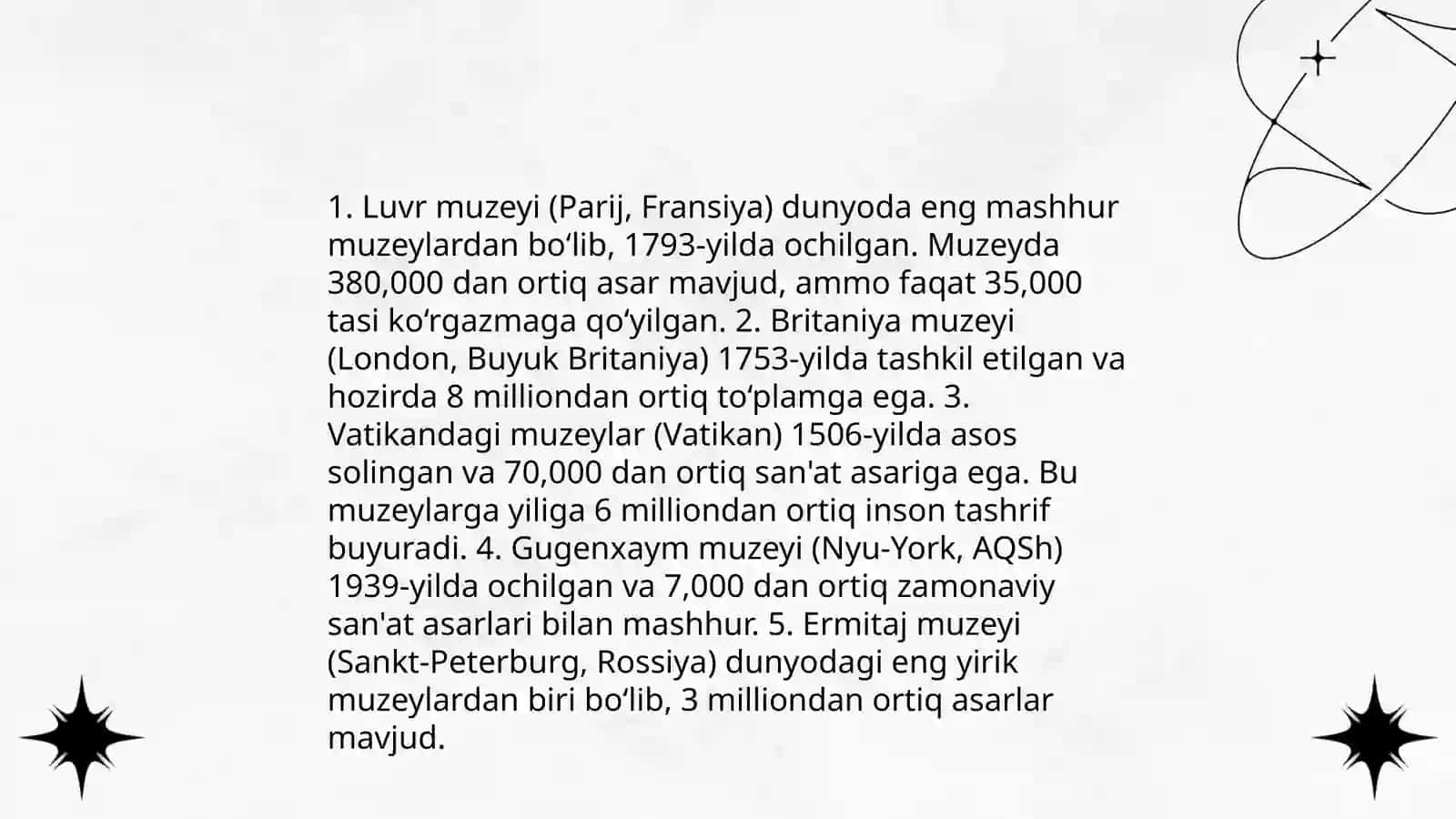 Jahon muzeylari tarixi 4