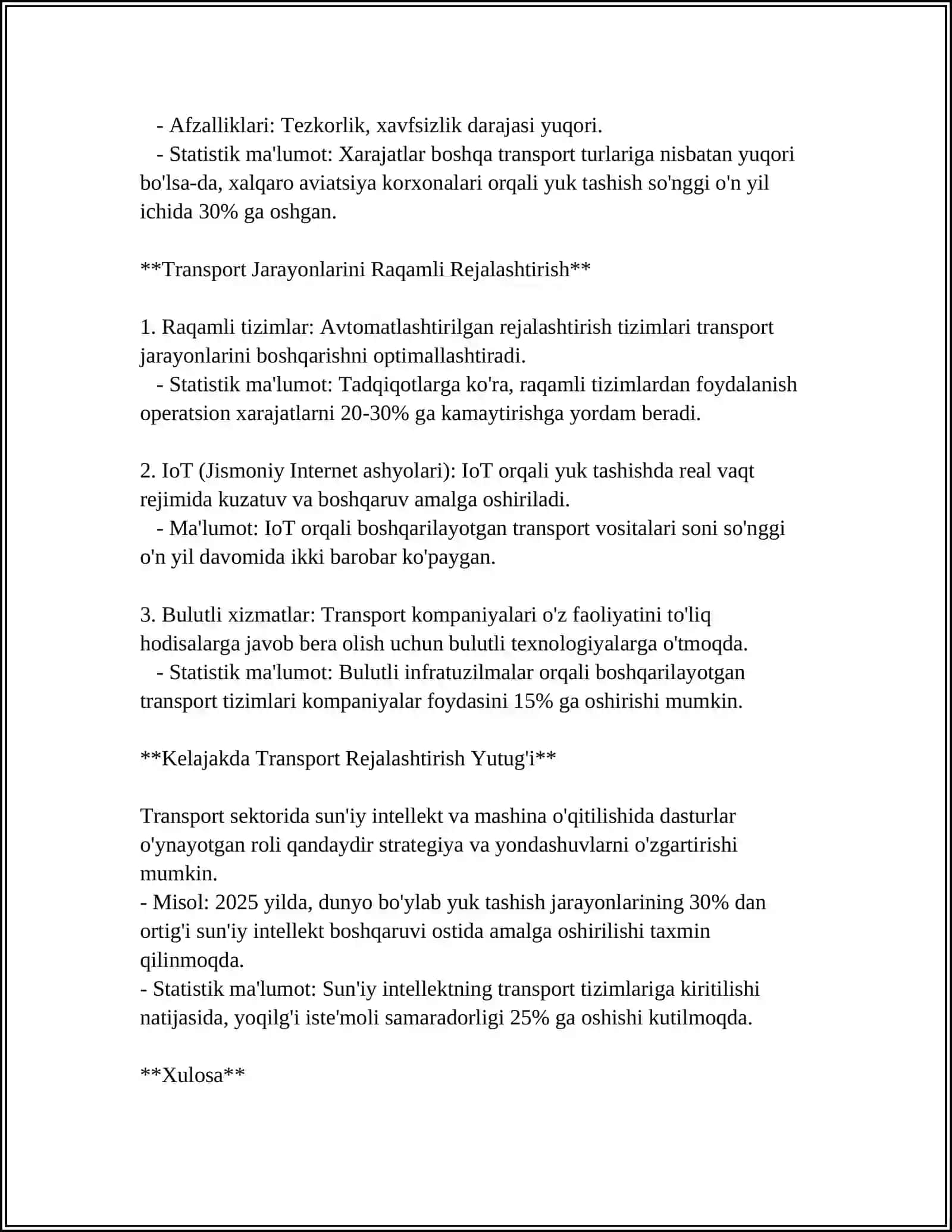 TRANSPORT JARAYONLARNI LOGISTIK BOSHQARUV USULLARI 4