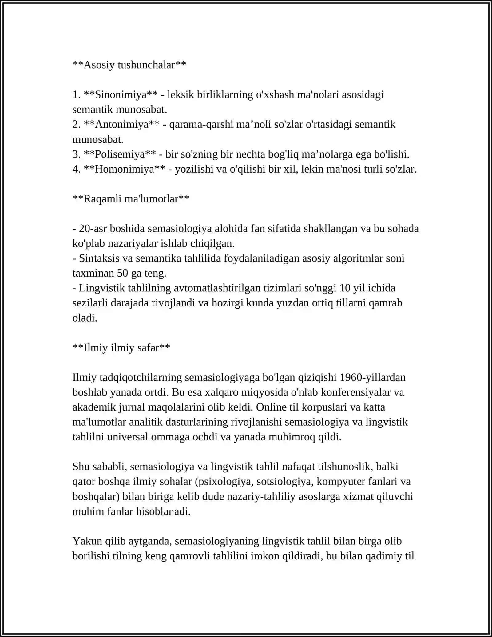 SEMASIOLOGIYANING TADQIQ METODLARI 4