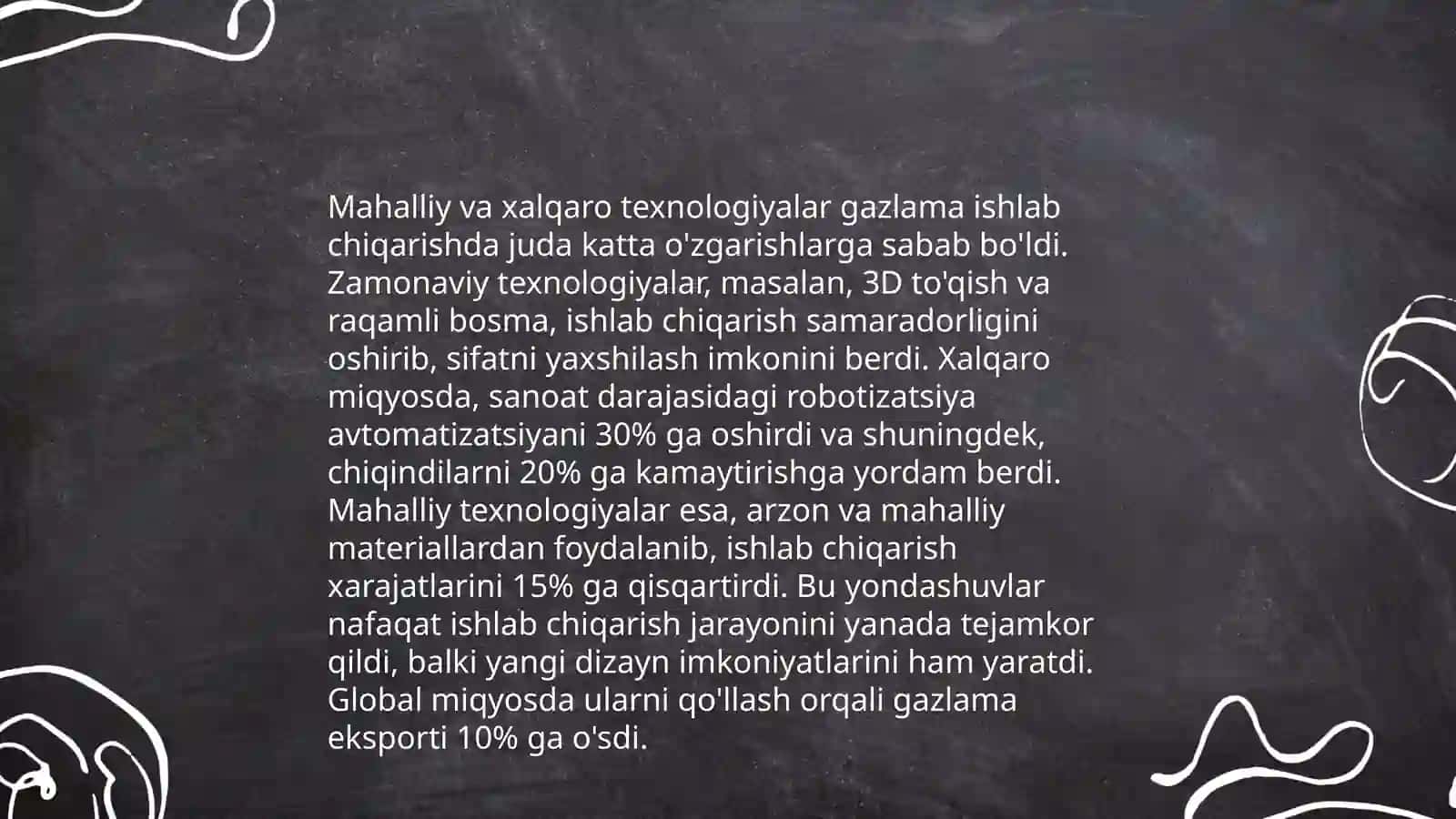Qo'shma korxonalar tomonidan ishlab chiqarilgan gazlamalar 4