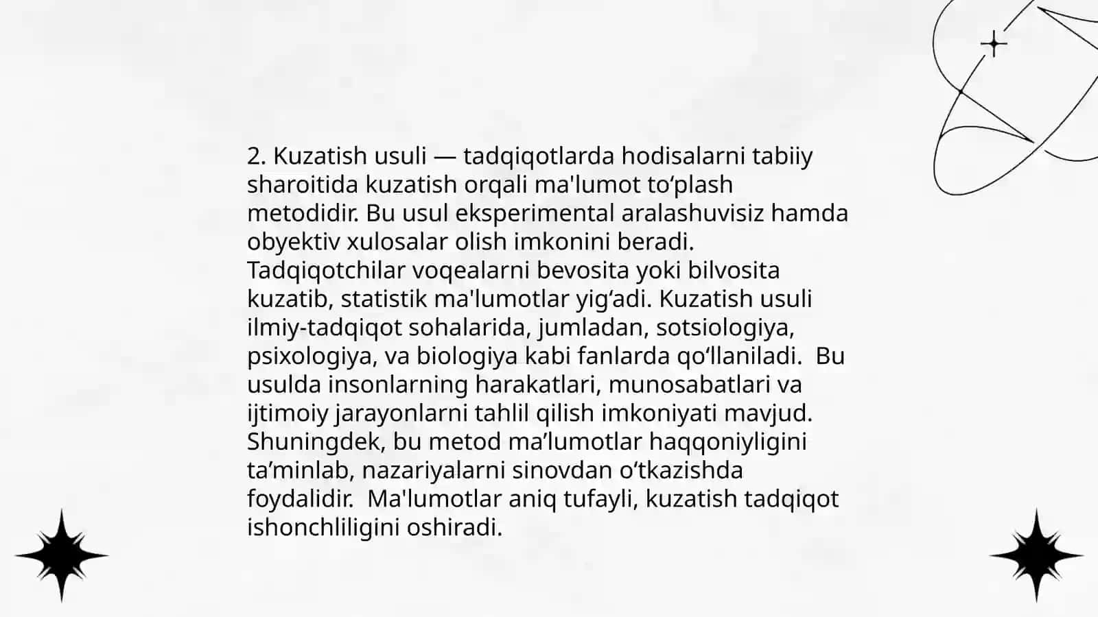 Hozirgi zamon psixologiyasining tadqiqot metodlari 4