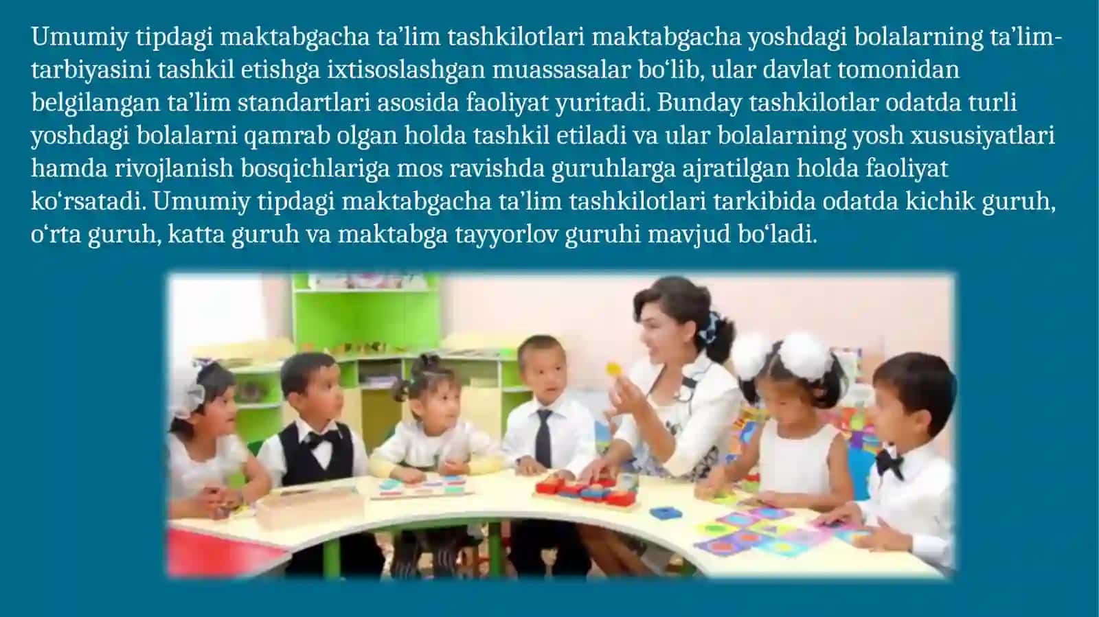 Umumiy tipdagi davlat maktabgacha ta'lim tashkilotlari 4