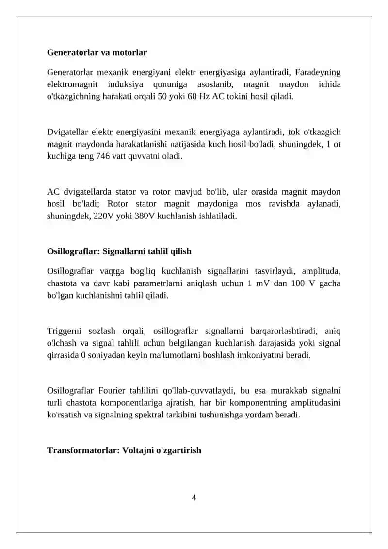Elektr jihozlari va ularni ishlatish yoriqnomalari 4