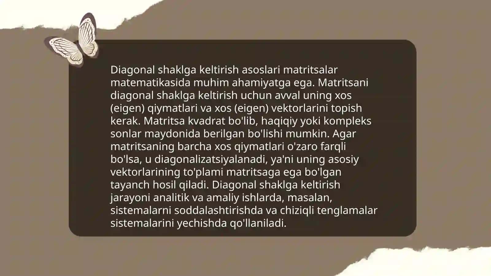 Oʻz-oʻziga qoʻshma almashtirishlar nazariyasi 4