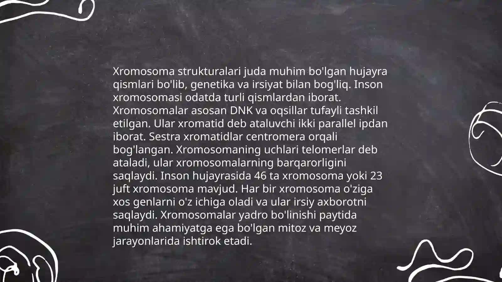 Xromosomalar klassifikatsiyasi sistemalari. Genetik kartalar 4