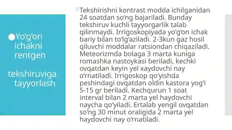 XIRURGIK BEMORLARNI OPERATSIYAGA TAYYORLASH 4