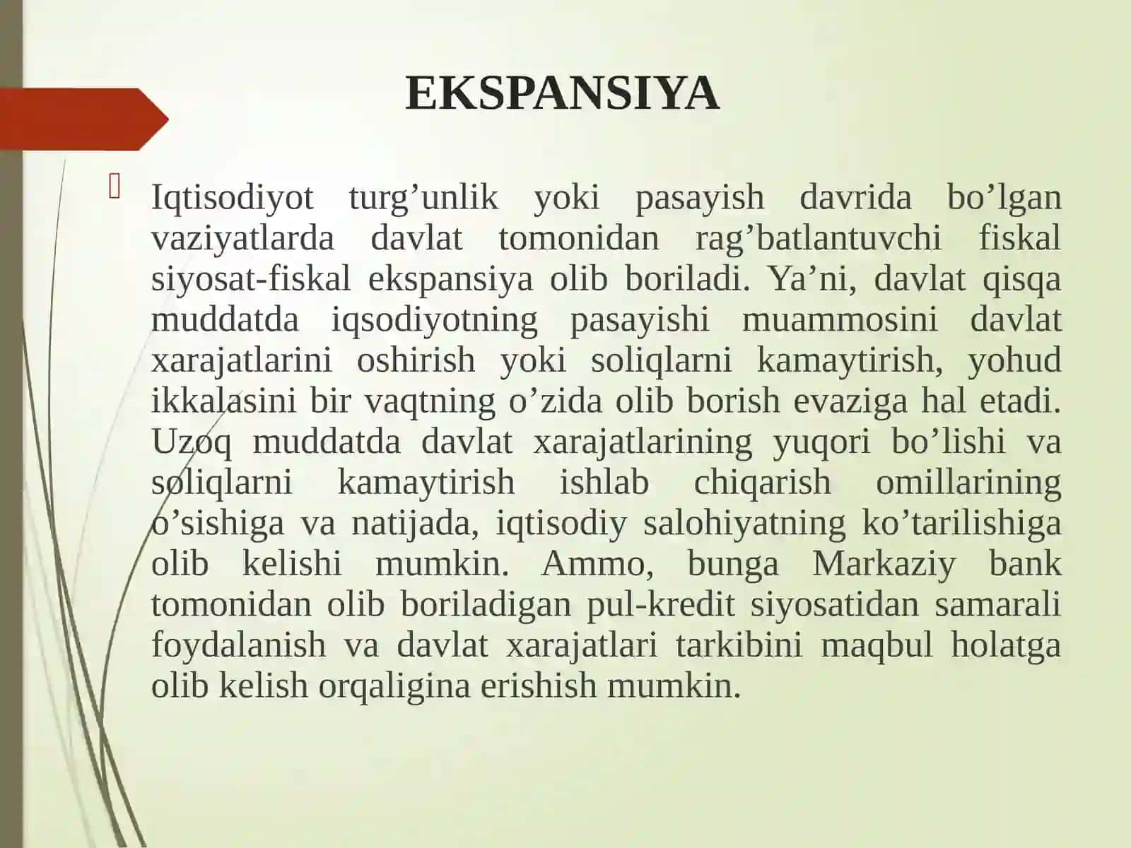 BUDJET-SOLIQ SEKTORINING MAKROIQTISODIY TAHLILI 4
