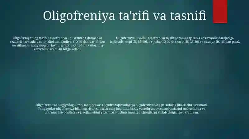 Oligofrenopsixologiyada Olib Borilayotgan Ilmiy-Tadqiqot Ishlari Obzori 4