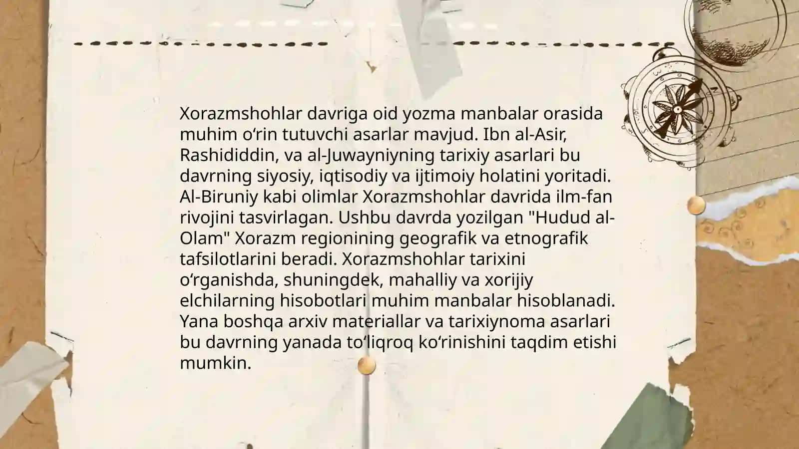 Markaziy Osiyoning qadimgi va ilk oʻrta asrlar tarixiga oid manbalar 4