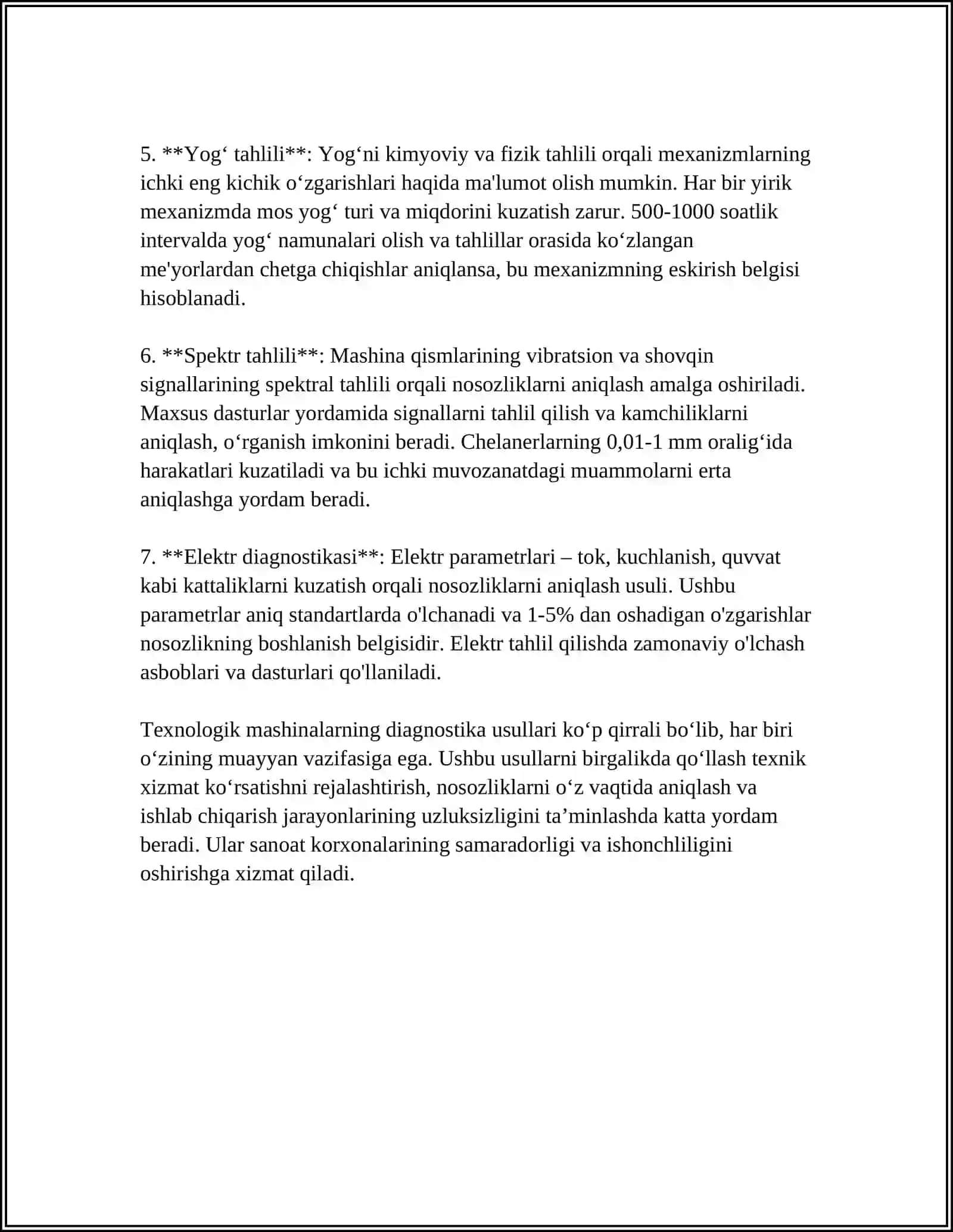 TEXNALOGIK MASHINALARNI TAMIRLASH 4
