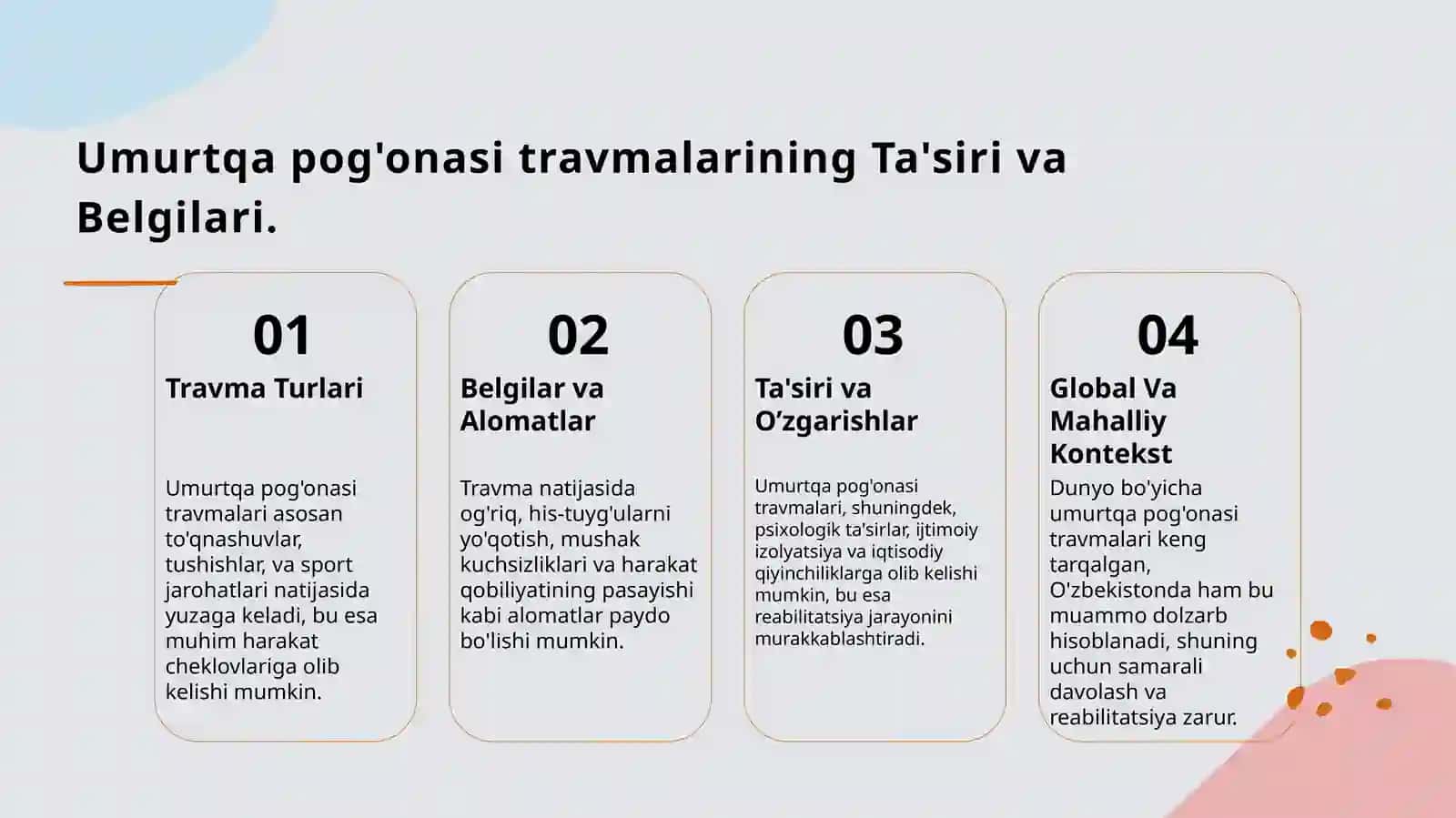 Umurtqa pog'onasi travmalari 4