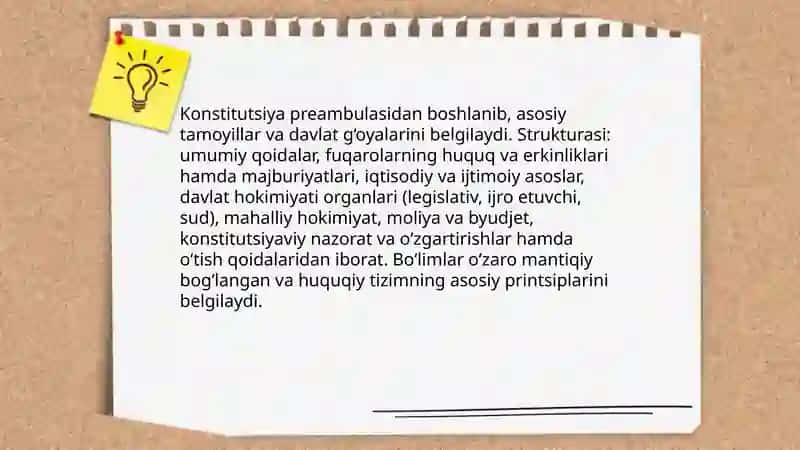 Oʻzbekiston Respublikasining Konstitutsiyasi 4