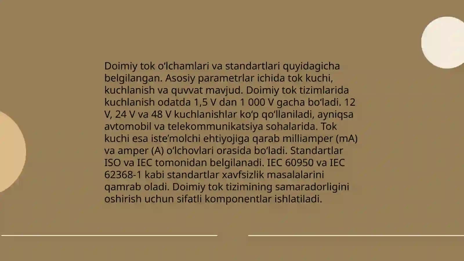 Doimiy tok va uning xossalari 4