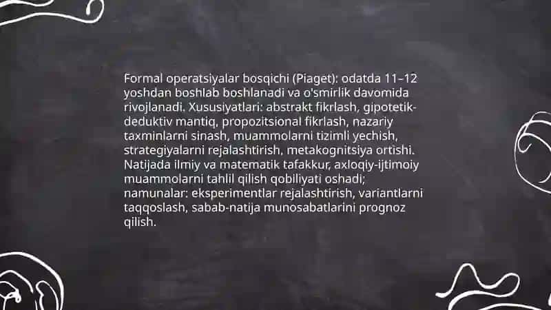 Oʻsmirlik davrida psixik rivojlanish xususiyatlari 4
