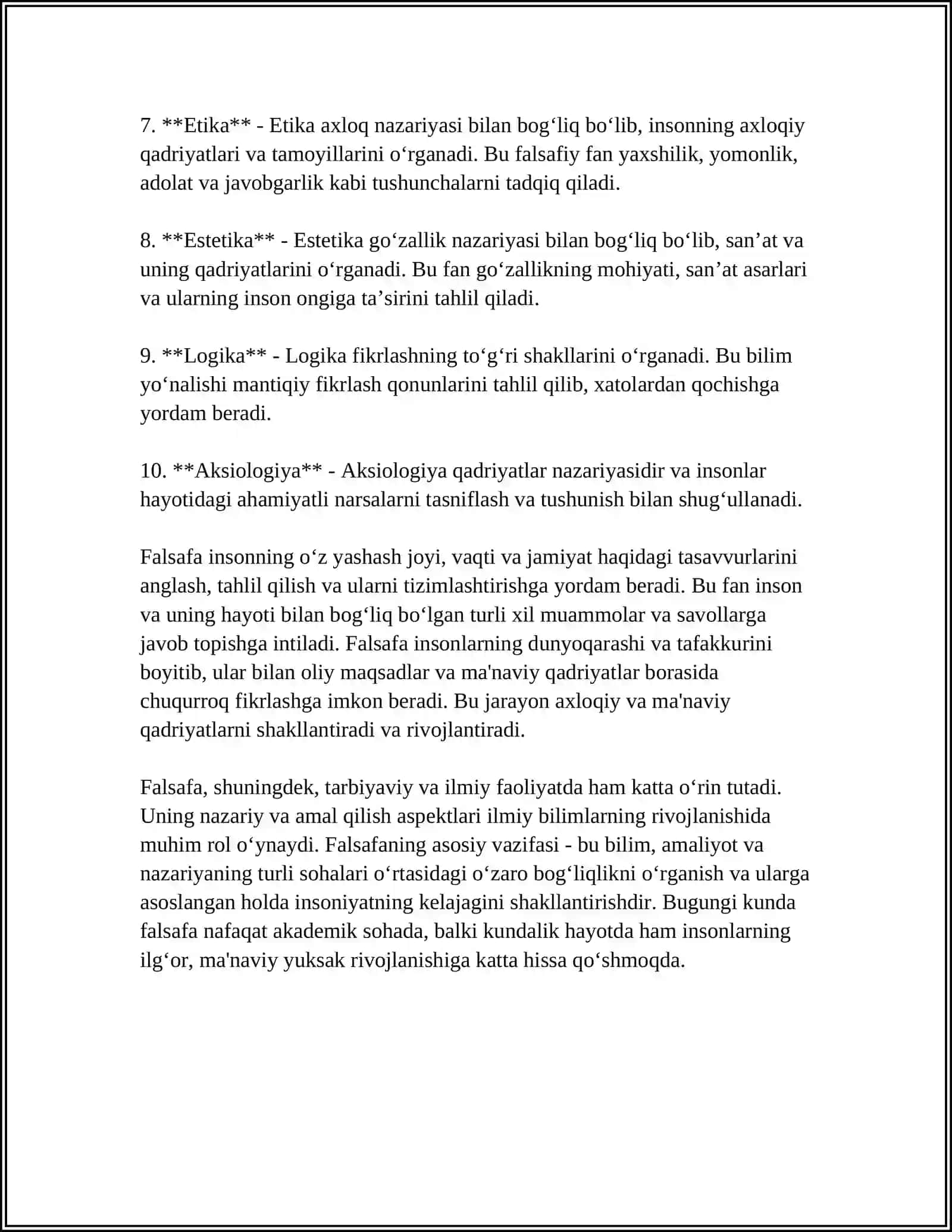 FALSAFA FANIDAN REFERAT 4