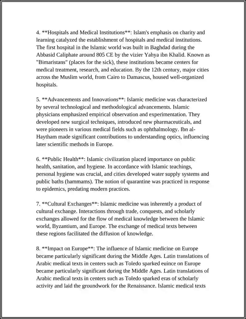 Islamic Medicine 4