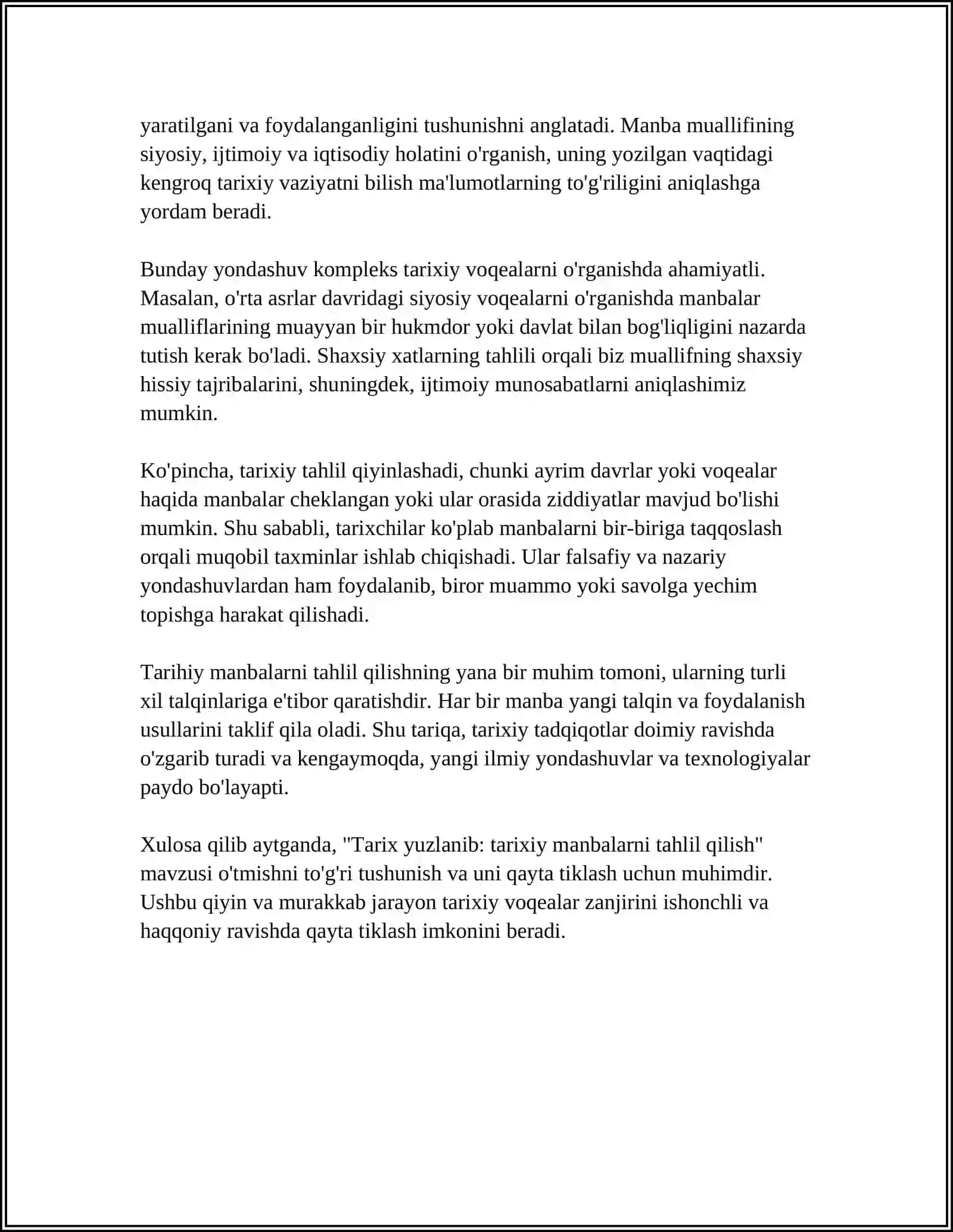 TARIX YUZLANIB 4