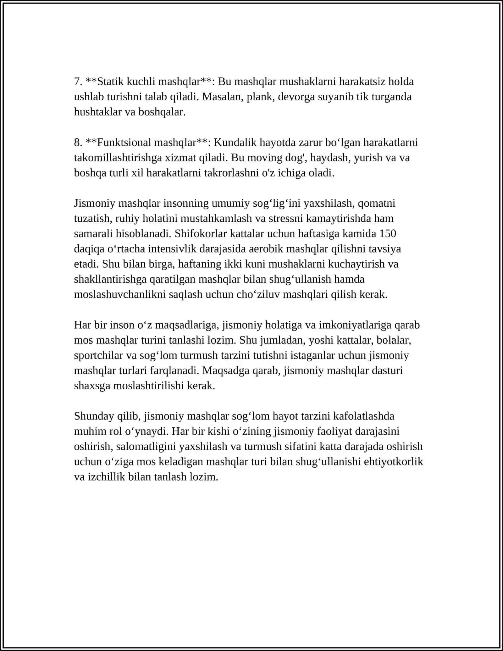 JISMONIY MASHQLAR MAJMUASI (SLAYD FOTORASMLAR MASHQLARNI YORITIB BERUVCHI RASMLAR) 4