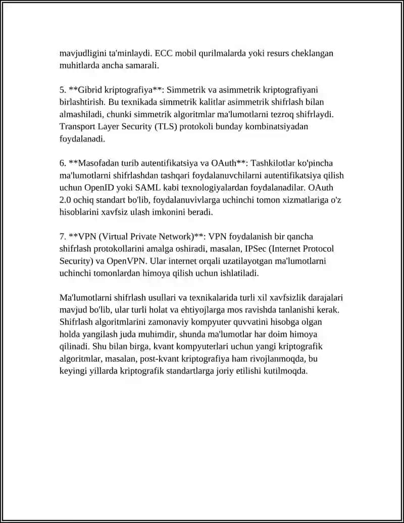 AXBOROT XAFSIZLIGINI TA’MINLASH USULLARI 4