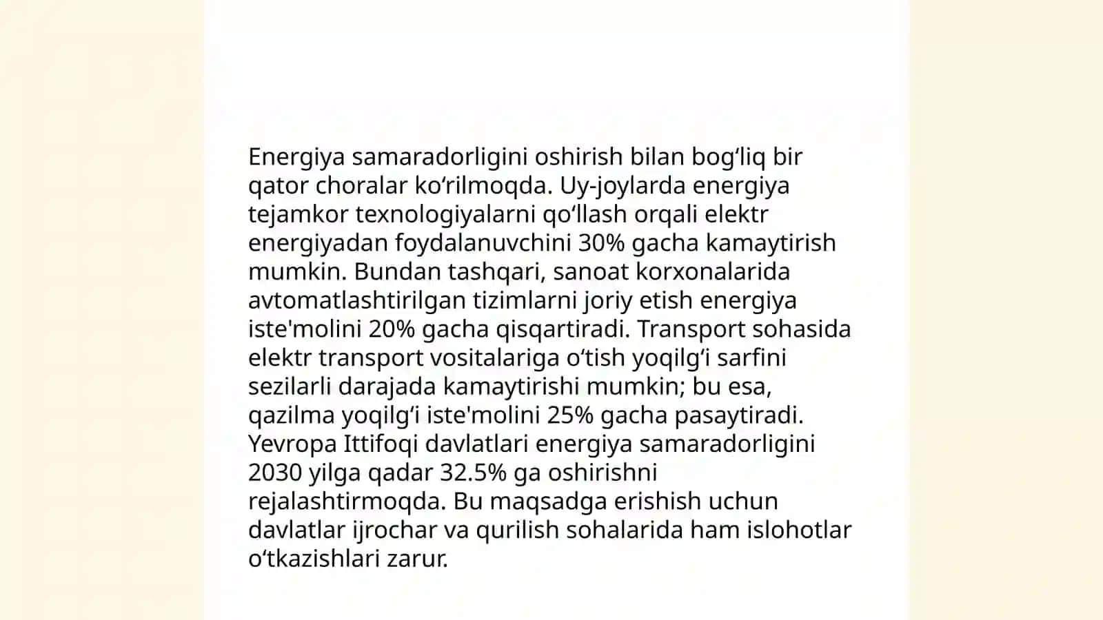 Energiya Resurslari va Iste'mol 4