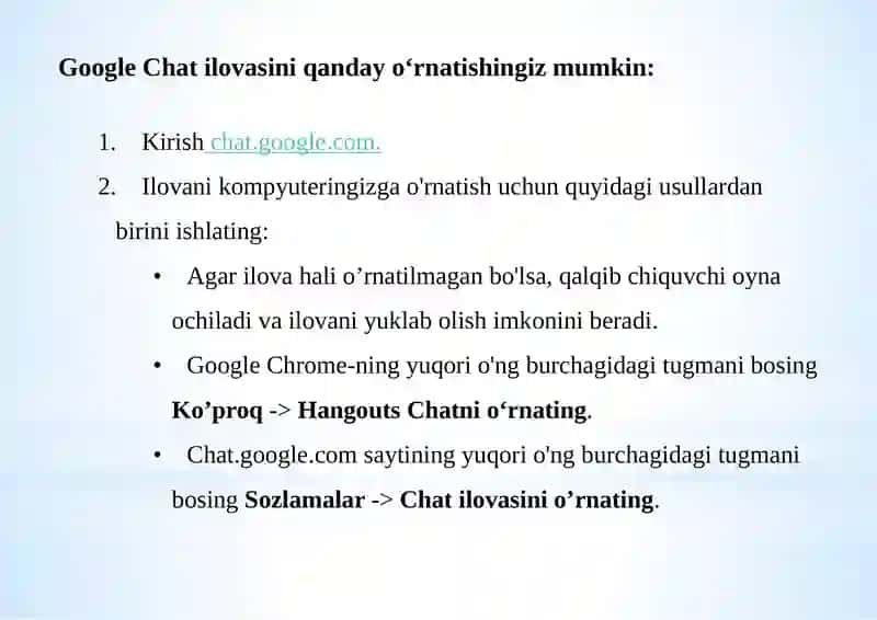 Google Chat 4