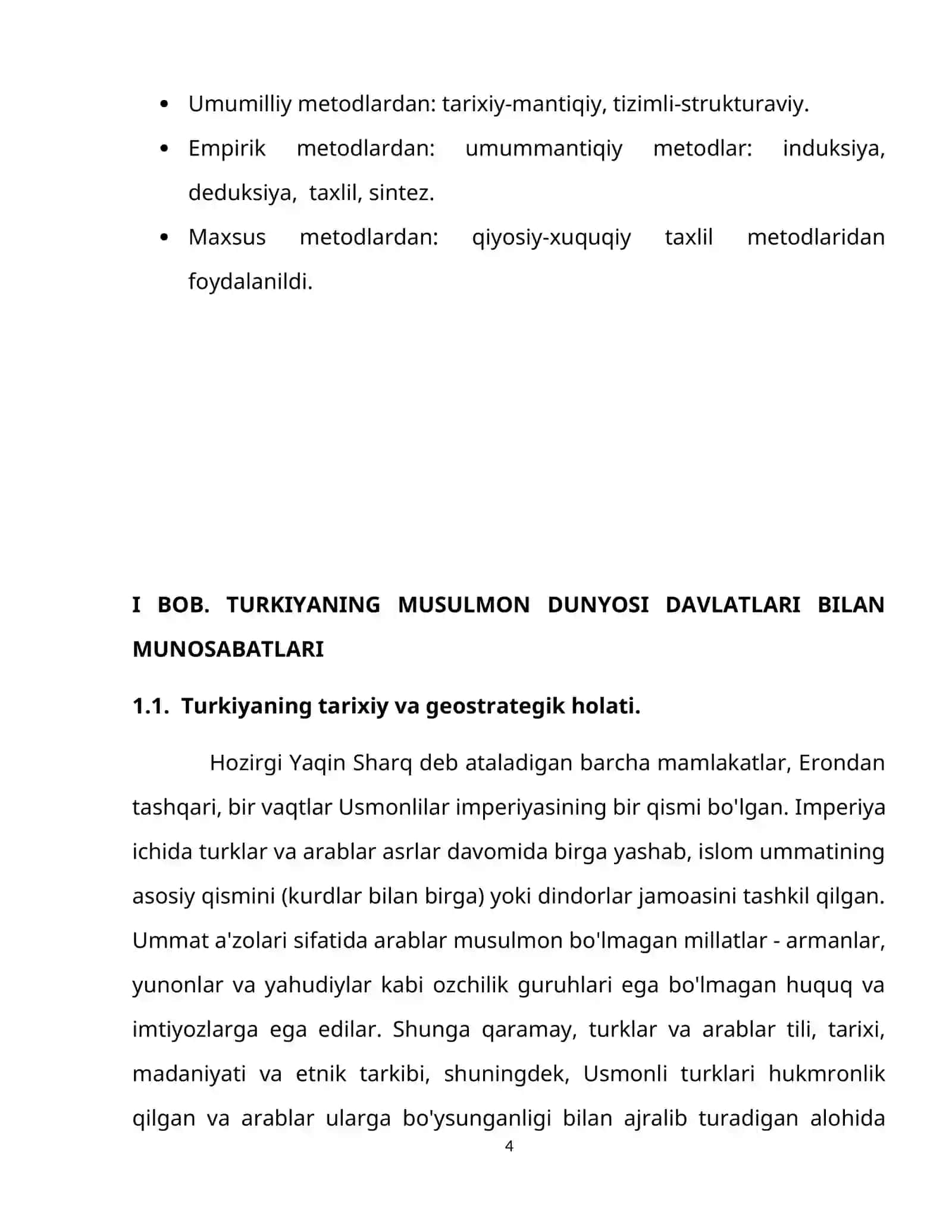 TURKIYANING MUSULMON DUNYOSIDAGI O‘RNI VA POZITSIYASI 4