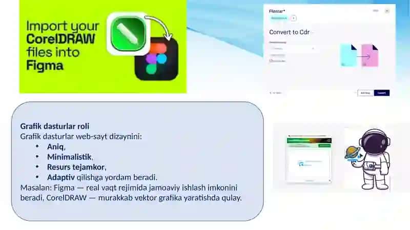 Grafik dasturlar yordamida 50 dan ortiq web-sayt uchun dizayn yaratish 4