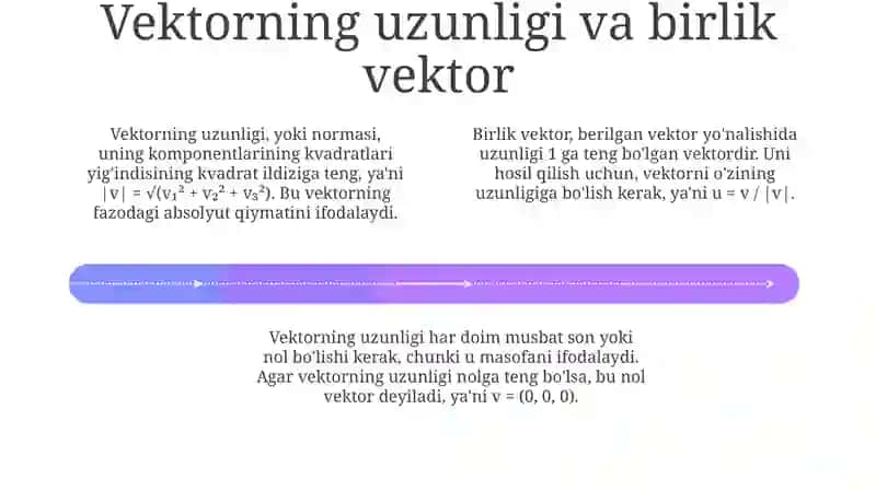 Vektorlar algebrasi 4