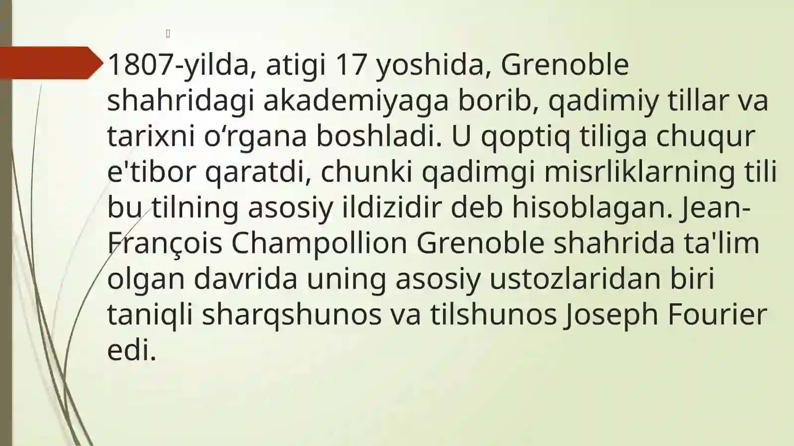 Jean-François Champollion va uning iyerogliflarni o‘qishdagi yutug‘lari 4