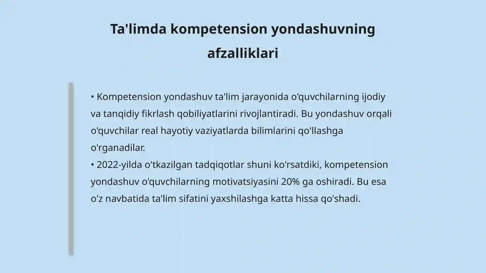 Boshlang‘ich sinf texnologiya darslariga kompetension yondashuv 4